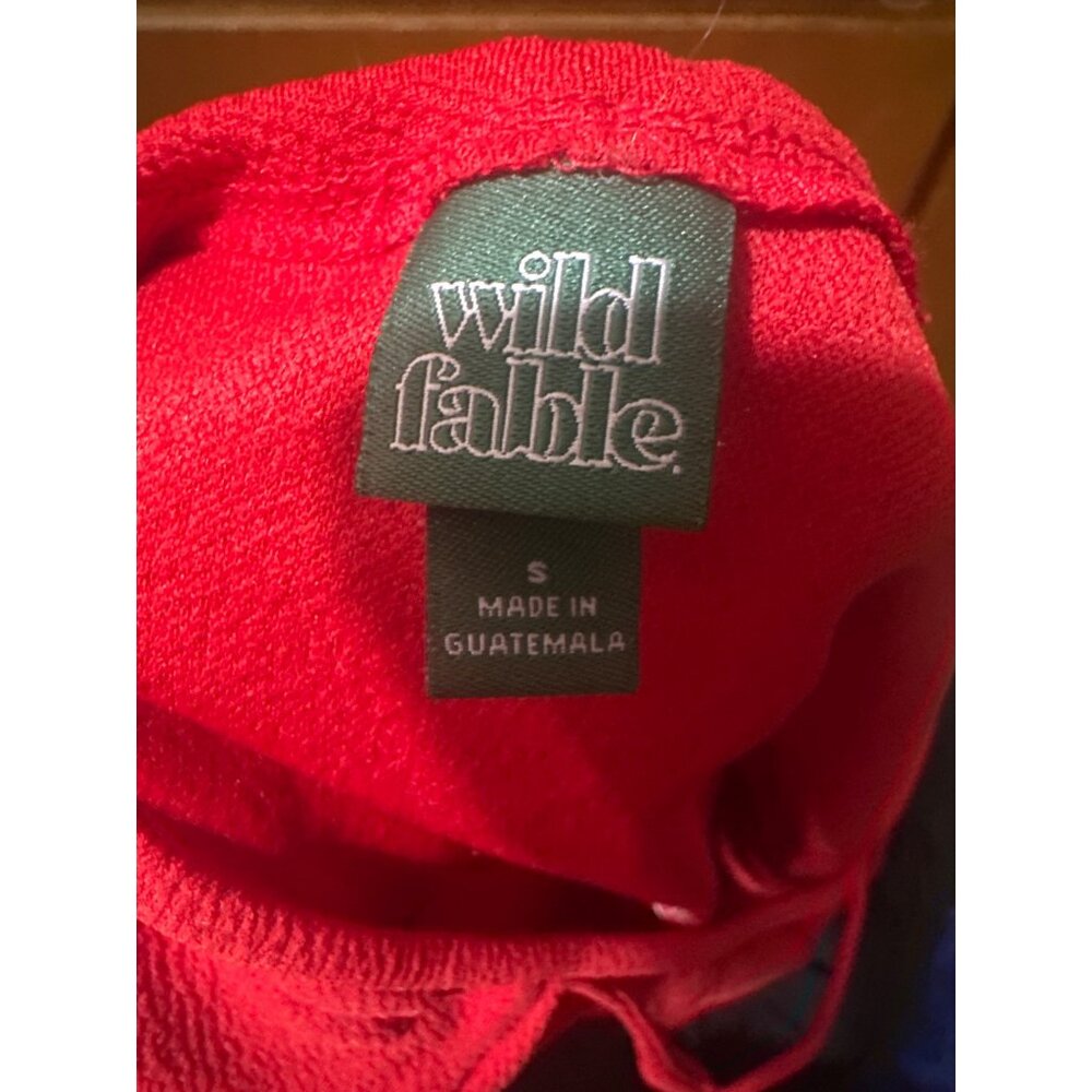 Wild Fable Apple Red Sleeveless Mini Dress With Crisscross Back Straps Size Smal - Picture 2 of 8